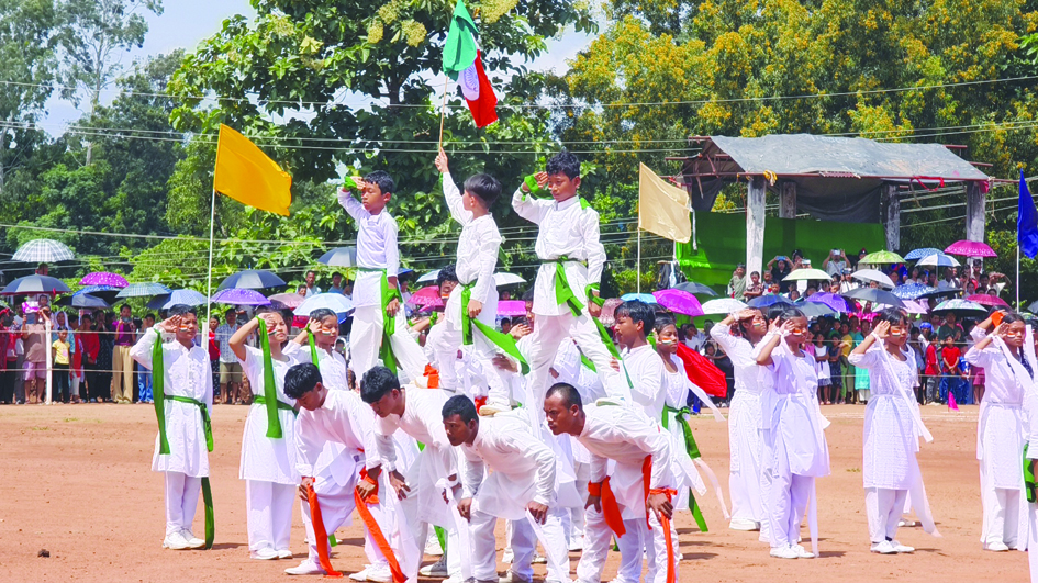 Meghalaya celebrates 80th Independence Day with flag hoisting, cultural events, and awards across districts; over 1,000 underprivileged children join patriotic pledge